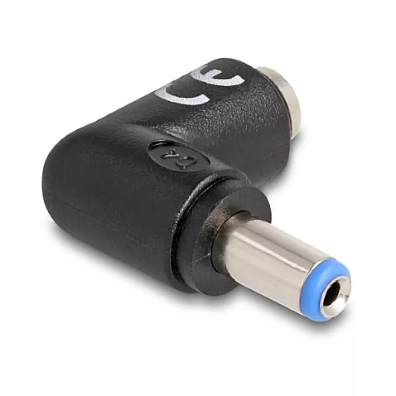 DeLOCK 80794 conector de cabo DC 5,5 x 2,1 preto macho/fêmea