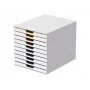 Caixa de arrumação Durable VARICOLOR Mix 10 plástico multicolor branco 763027