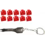 Bloqueador de porta ShiverPeaks 08-01033 vermelho RJ-45 com chave