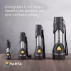 Varta Day Light Key Chain Light - Luz de chaveiro - alumínio - preto - ABS sintético - alumínio - borracha - LED - 1 lâmpada - 12 lm