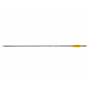Conjunto de flechas POE LANG D-055-B3 — flechas de fibra de vidro, 28 polegadas (710 mm), pretas, conjunto de 5