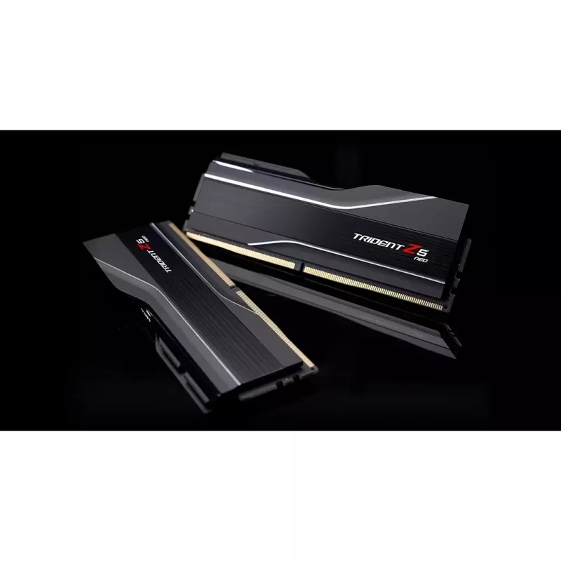 DIMM 32 GB DDR5-6000 (2x 16 GB) Dual-Kit, memória RAM preta, F5-6000J3636F16GX2-TZ5N, Trident Z5 NEO, AMD EXPO