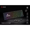 Teclado mecânico gaming SAVIO BLACKOUT X2 BROWN 61 teclas 60% USB QWERTY RGB Outemu Brown
