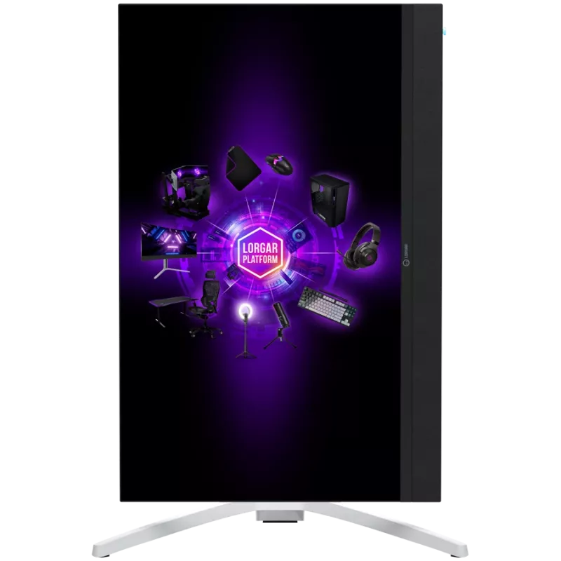 LORGAR 27MP1, Monitor de gaming UHD MiniLED Pro, 27'' (3840*2160) Ecrã plano Fast-IPS, preto/cinzento leitoso