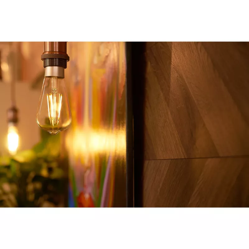 Lâmpada inteligente Shelly Vintage ST64 Wi-Fi transparente 230 V