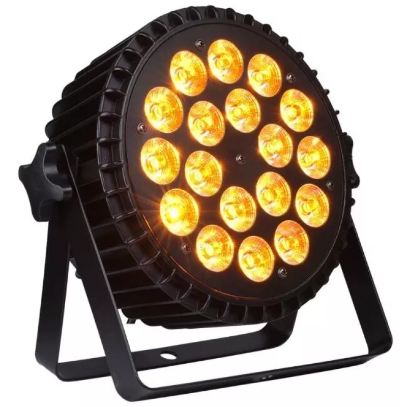 LIGHT4ME ALU QUAD PAR 18x6W RGBW - projetor de palco