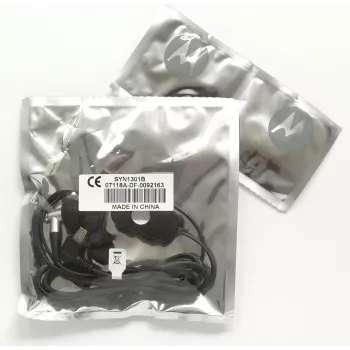 Headset estéreo Motorola SYN1301B, Mini USB, preto, Bulk (SYN1301B)