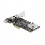 Placa de rede DeLOCK 81261 PCI Express x2, 2 x RJ45 5 Gigabit LAN