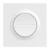 Interruptor inteligente ZigBee de dois canais para parede Sonoff MINI-ZB2GS-E para dois circuitos, compatível com montagem embutida/calha DIN
