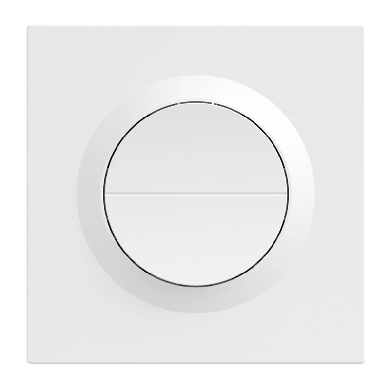 Interruptor inteligente ZigBee de dois canais para parede Sonoff MINI-ZB2GS-E para dois circuitos, compatível com montagem embutida/calha DIN