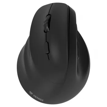 Rato sem fios ergonómico para canhotos, Dual WL+BT bateria