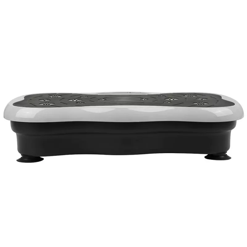 Extralink plataforma vibratória para treino fitness Moonwalk Spinmove branco