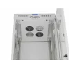 Armário rack de chão LANBERG 19 polegadas 42U 600×600 mm cinzento com porta de vidro e LCD (embalagem plana)