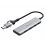 Adaptador TRACER A-5 USB Type-C para USB-A 2x USB-A + 2x USB-C
