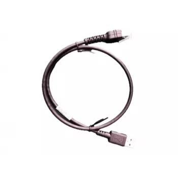 Zebra - Cabo para leitor de códigos de barras - USB (macho) para RJ-50 (macho) - 61 cm - reto (CBL-U10255-01)