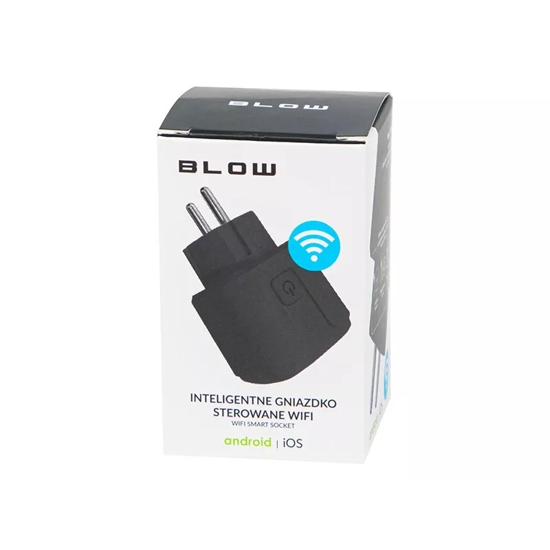 Tomada inteligente BLOW TUYA V3 controlada por WLAN 16A, tomada individual, ligar/desligar remoto