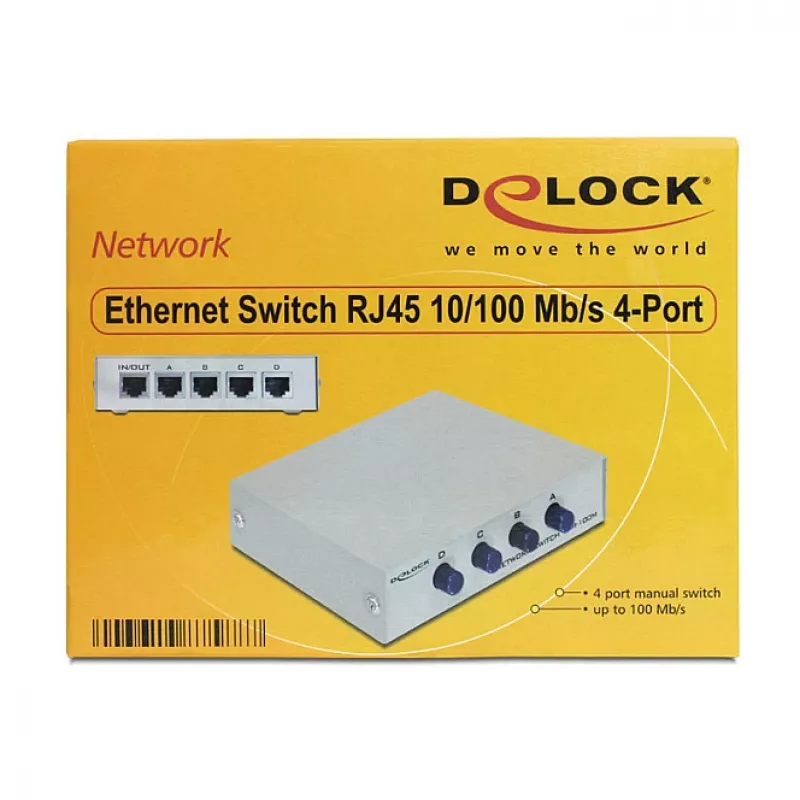 Switch não gerido DeLOCK 87588