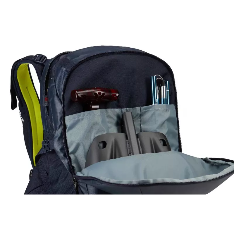 Mochila de esqui e snowboard Thule 3610 Upslope 35L Removable Airbag 3.0 Ready Lime Punch