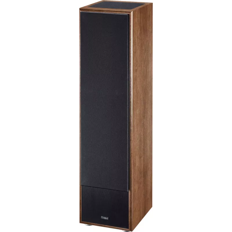 Coluna de chão Magnat Monitor S80 ATM nogueira, 2,5 vias, 100 W RMS, 4 Ω, 26–38000 Hz