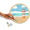 Conjunto criativo de madeira Ravensburger CreArt – paisagem marinha, modelo 25924
