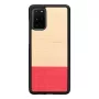 Capa para smartphone Man and Wood para Samsung Galaxy S20+ — mismatch preto
