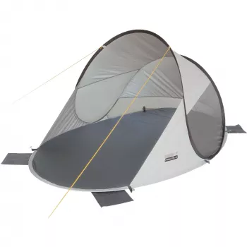 Tenda de cúpula/iglu High Peak Calobra 80 — Cinzento, 2000×1200×900 mm, chão em poliéster, hastes de fibra de vidro
