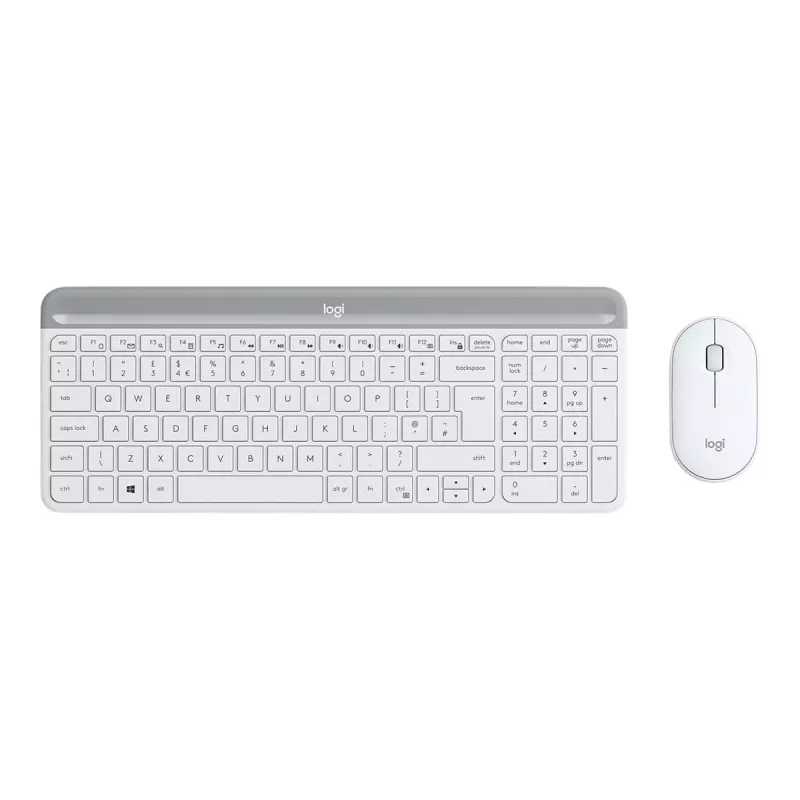 Conjunto de teclado e rato Logitech MK470 combo fino
