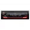 Autorrádio JVC KDX-282BT 1-DIN com Bluetooth 4.2, USB, CD, AUX, EQ de 8 bandas, 50W/canal