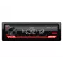 Autorrádio JVC KDX-282BT 1-DIN com Bluetooth 4.2, USB, CD, AUX, EQ de 8 bandas, 50W/canal
