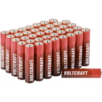 VOLTCRAFT Industrial LR03 SE Pilha Micro (AAA) Alcalina-Manganês 1300 mAh 1,5 V 40 unid. (VC-11888965)