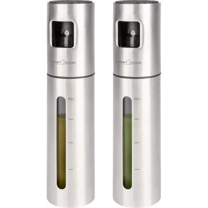 Dispensador de óleo e vinagre ProfiCook PC-EOS 1270 — 0,1 L aço inoxidável, pulverizador com bomba