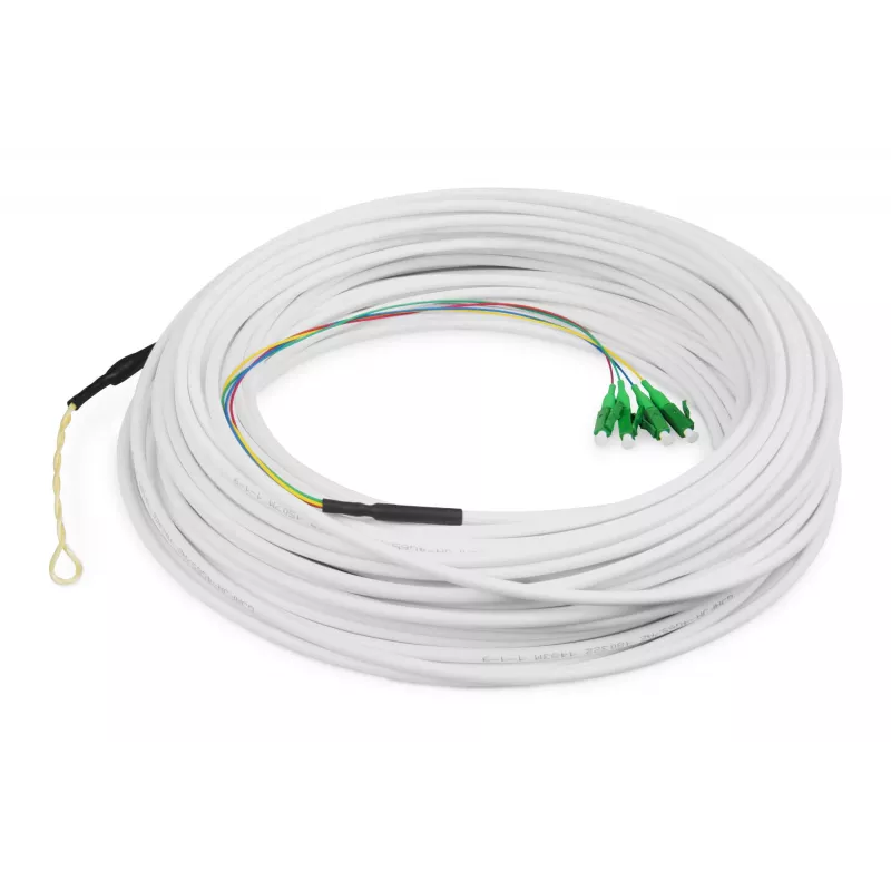 Cabo de derivação FTTH Digitus Monomodo 4 fibras 30 m LC/APC