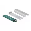 Caixa para SSD DeLOCK 42634 prateado M.2