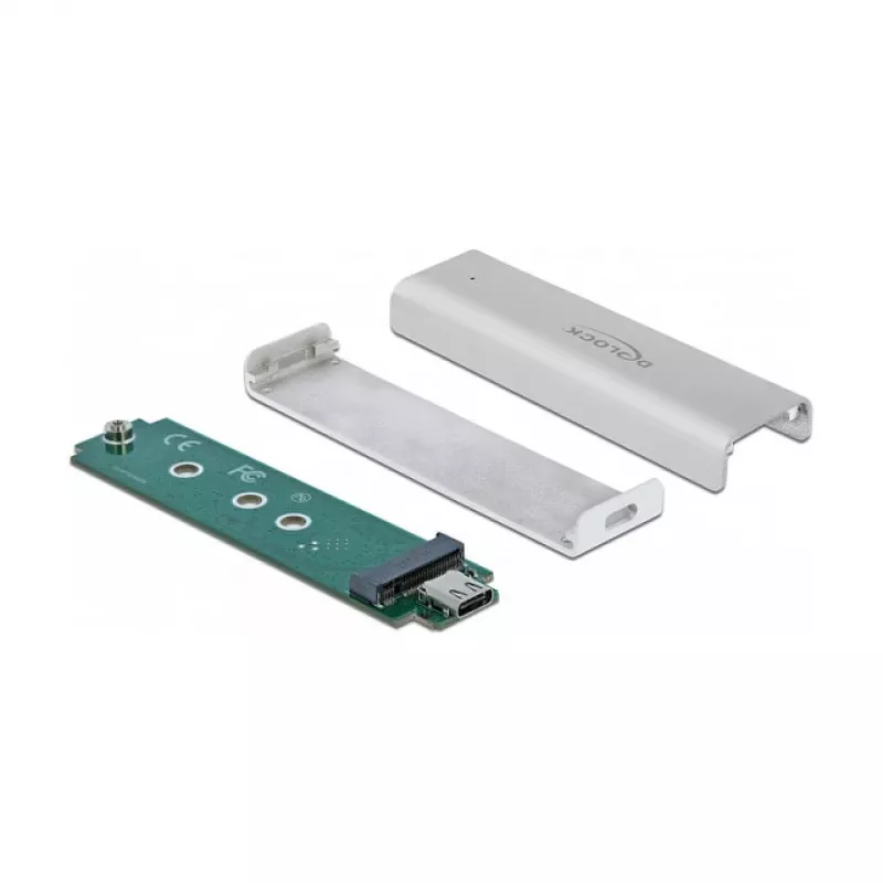 Caixa para SSD DeLOCK 42634 prateado M.2