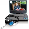 Lenco DVP-910 - Leitor de DVD - portátil - Ecrã: 22,9 cm (9 polegadas) - Azul (DVP910BLAU)