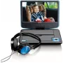 Lenco DVP-910 - Leitor de DVD - portátil - Ecrã: 22,9 cm (9 polegadas) - Azul (DVP910BLAU)
