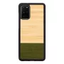 Capa para telemóvel Man and Wood para Samsung Galaxy S20+ – bambu, forest preto