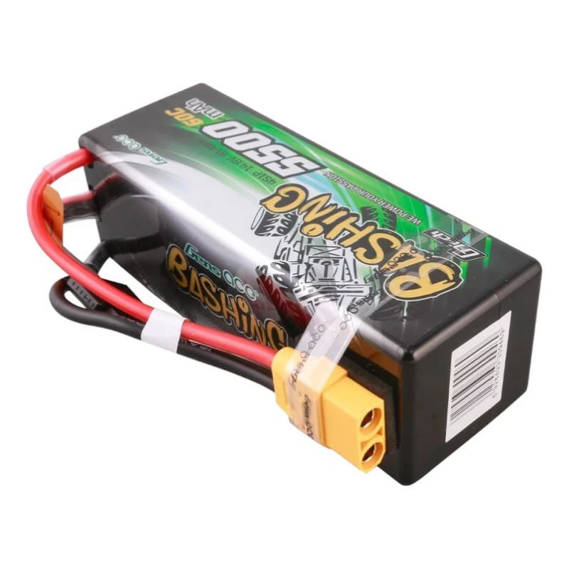 Bateria LiPo Gens ace G-Tech 5500mAh 4S1P 14.8V 60C HardCase para carro RC