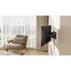 Suporte de parede para TV totalmente articulado GEMBIRD WM-90ST-02 para ecrãs de 43–90 polegadas, suporte articulado, VESA 100x200–600x400, capacidade de carga 50 kg