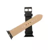 Pulseira de couro para Apple Watch FIXED FIXLST-434-BK — preto, pulseira de substituição