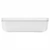 Recipiente para almoço ZWILLING FRESH & SAVE 1 l, plástico com vedação de silicone, cinzento/branco