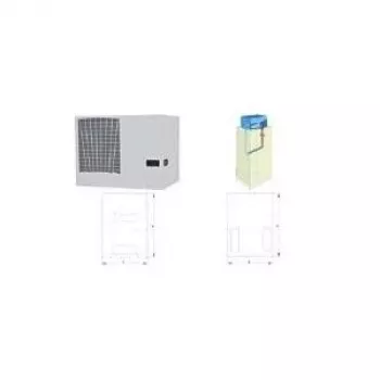 TRITON Placa adicional para montagem de unidade de climatização X1 / X2 no lado longitudinal do distribuidor (L)800 x (P)1.000 mm (RAC-RV-X81-Y6)