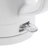 Chaleira elétrica Adler AD 1379w — 1,7 L, até 2200 W, branca, base 360°, polipropileno