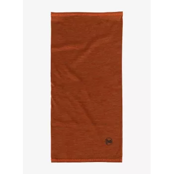 Buff aquecedor de pescoço multifuncional leve de lã merino - canela