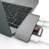 Satechi ST-TCUPM hub combinado 3 em 1 Type-C USB 3.0