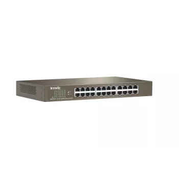Switch não gerido TENDA TEG1024D 24 Portas Gigabit Ethernet, 48 Gbps, 8000 tabela MAC, azul