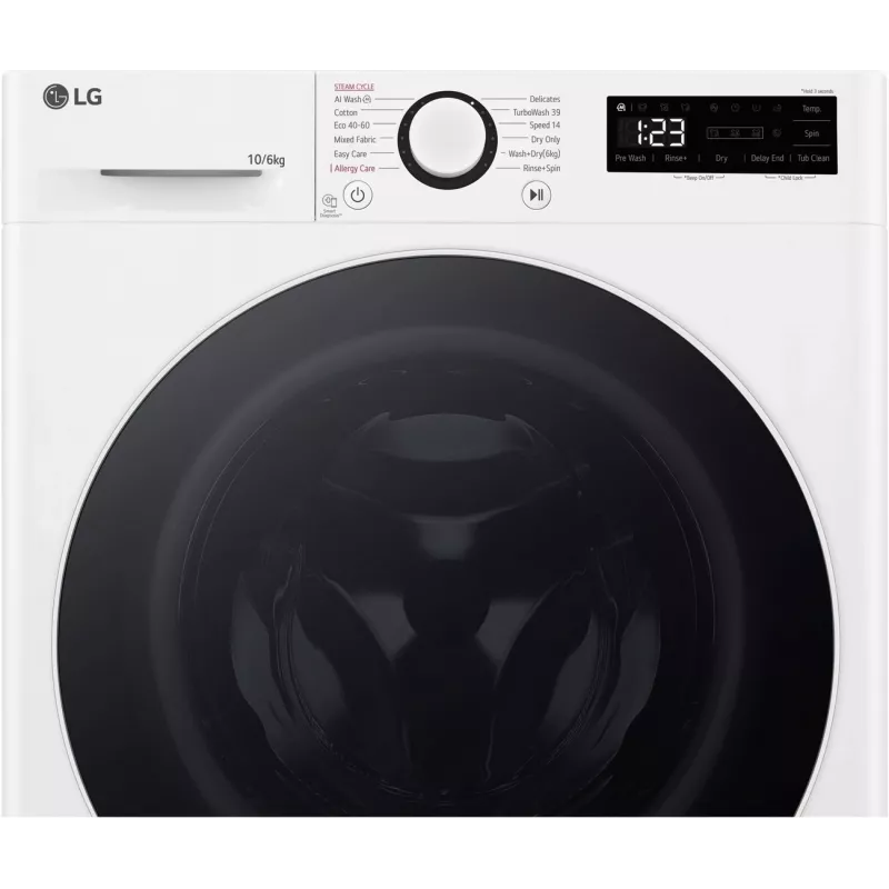 Máquina de lavar e secar roupa LG F4DR510S0W 10 kg 1400 rpm branco