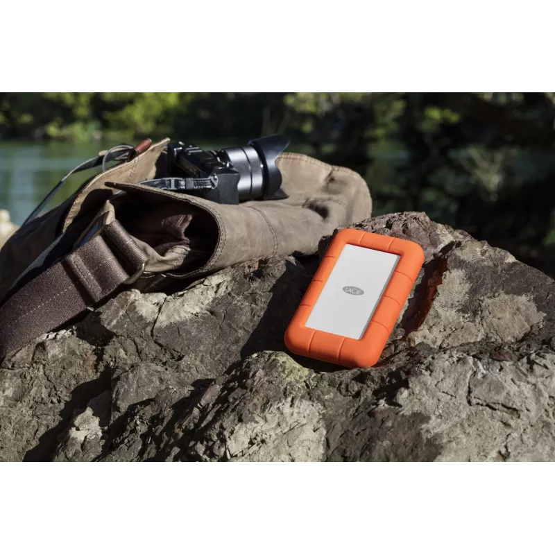 Disco externo LaCie Rugged USB-C 5 TB USB Type-C 3.2 Gen 1 (3.1 Gen 1) cinzento amarelo