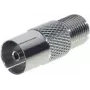 Fonte de alimentação ShiverPeaks IEC para conector fêmea F 85324-EC para ligação de dispositivos IEC a tomadas coaxiais F