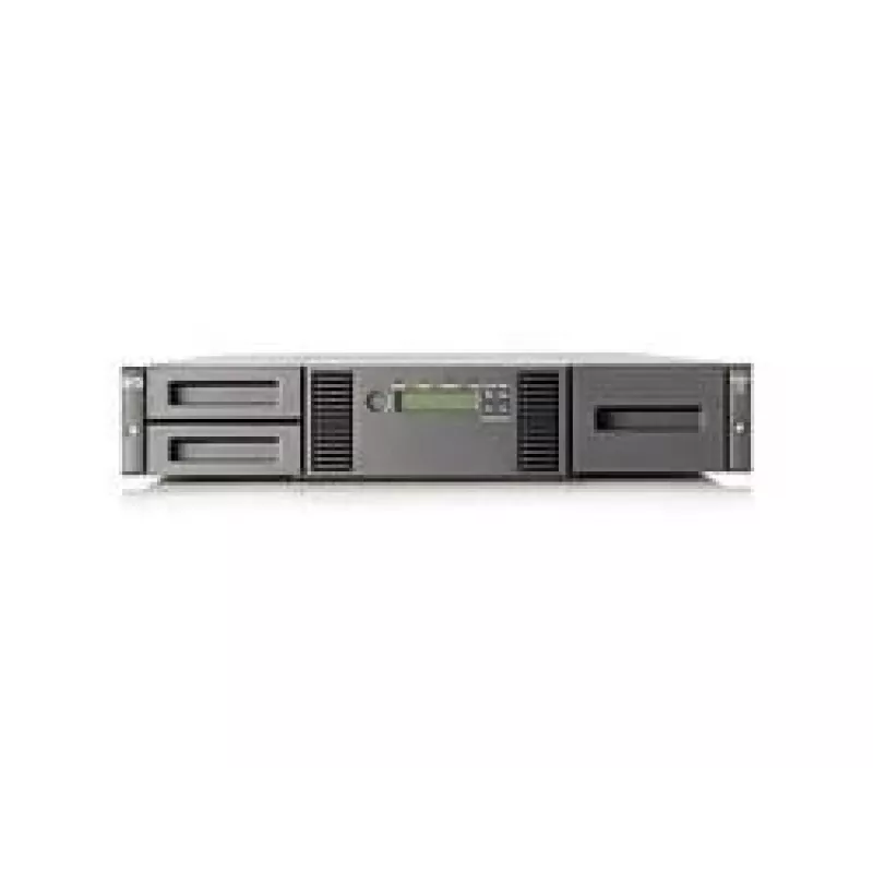 Hewlett Packard Enterprise HPE StorageWorks MSL2024 – biblioteca de fitas – LTO Ultrium – número máximo de unidades: 2 – Rack – montagem em rack – 2U – leitor de códigos de barras – para ProLiant DL120